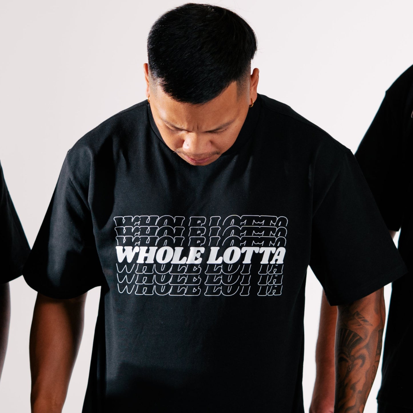 Black Heavyweight - Stacked Tee