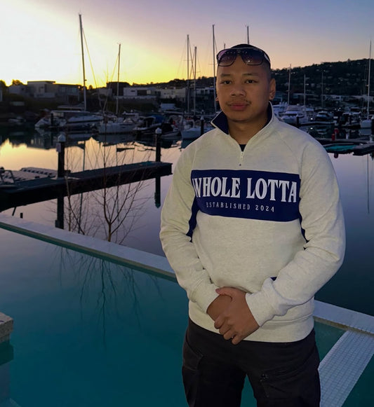 Whole Lotta Quarter Zip Jumper