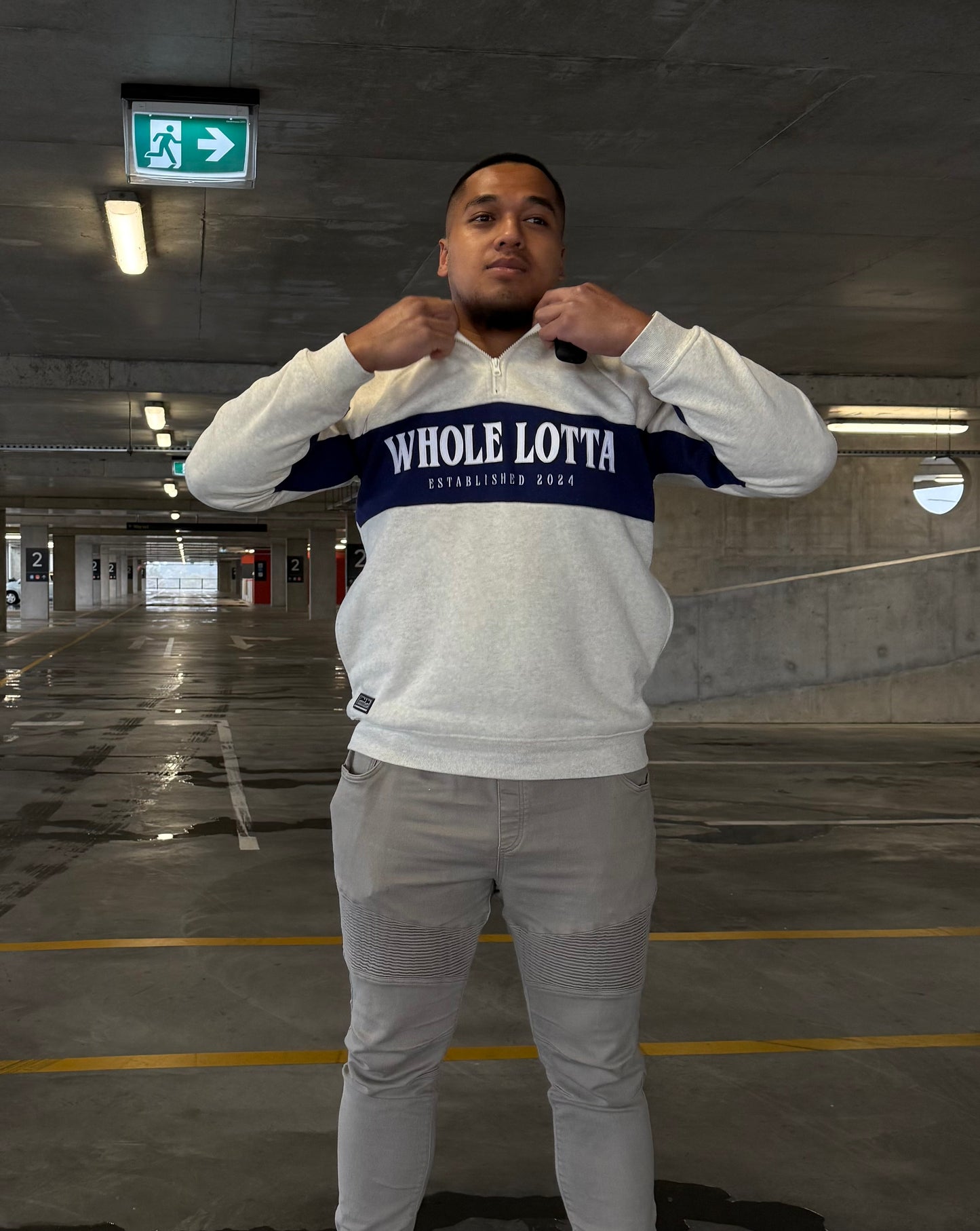 Whole Lotta Quarter Zip Jumper